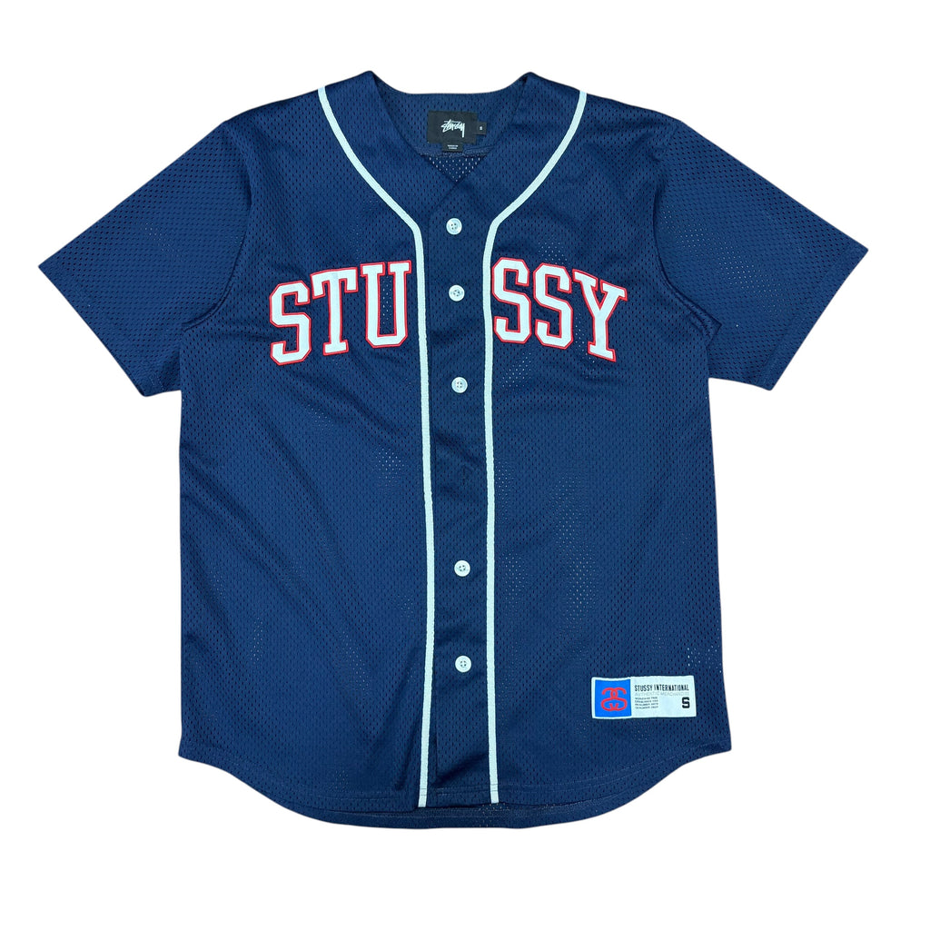 Stussy International Baseball Jersey Navy