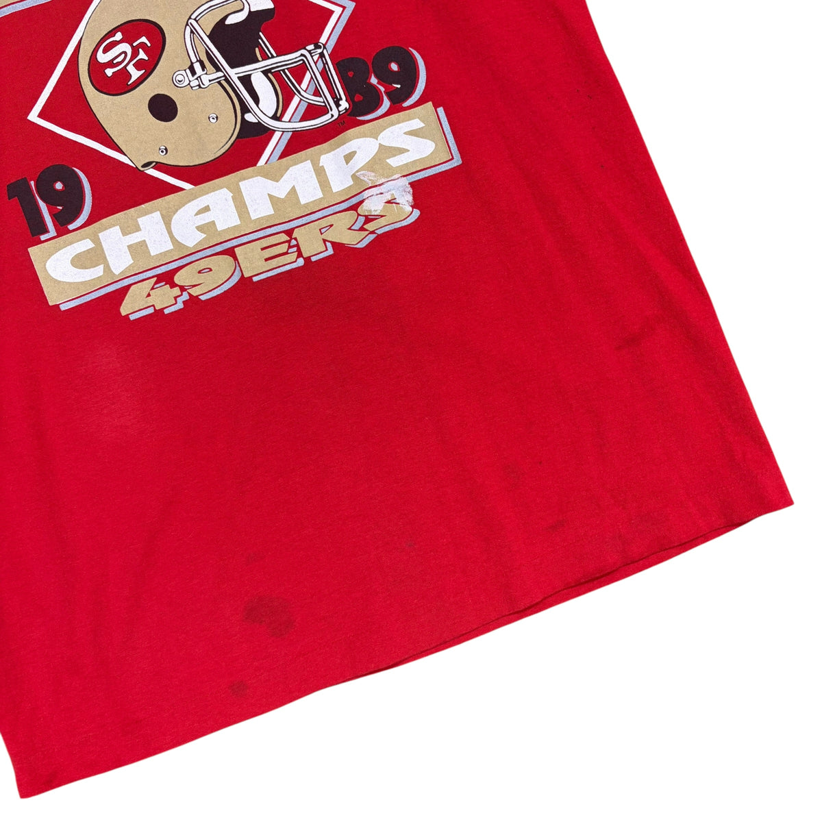 1989 NFL San Francisco 49ers World Champs Tee Red