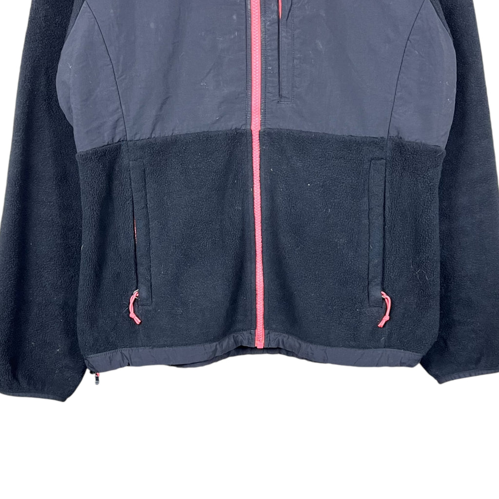 Vintage North Face Women’s Denali Full Zip Jacket Black/Pink