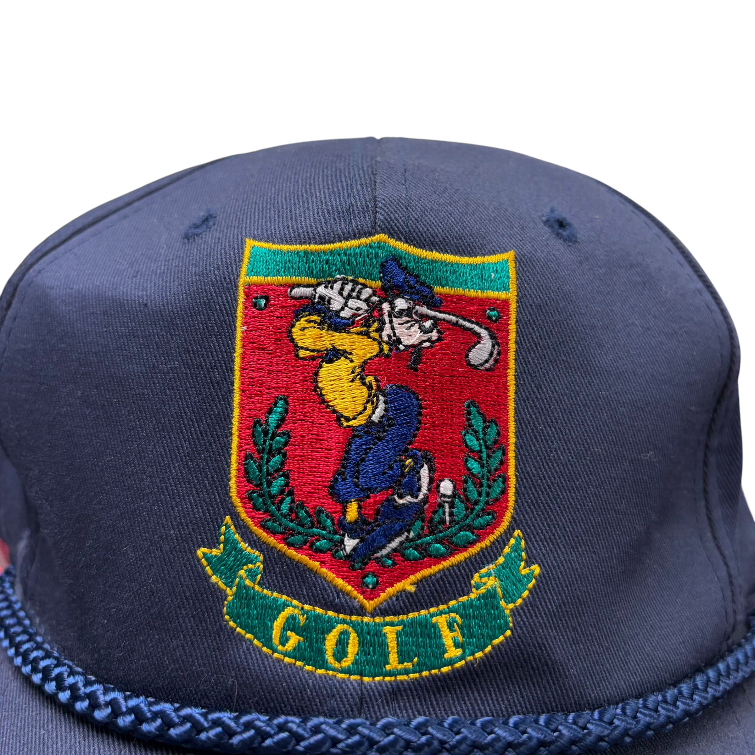 Vintage Wilson Mickey & Co. Goofy Golf Embroidered Strapback Navy