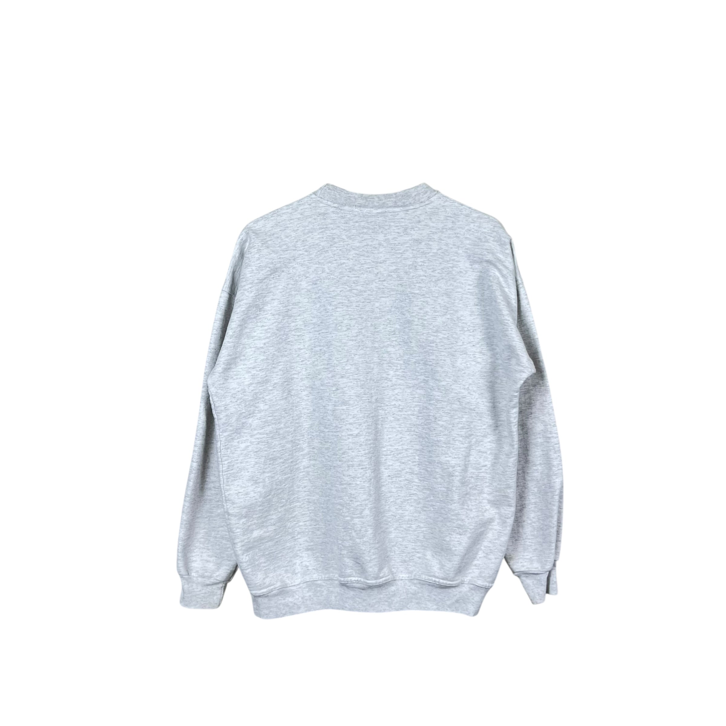 Vintage MLB Cleveland Indians Embroidered Logo Heather Grey