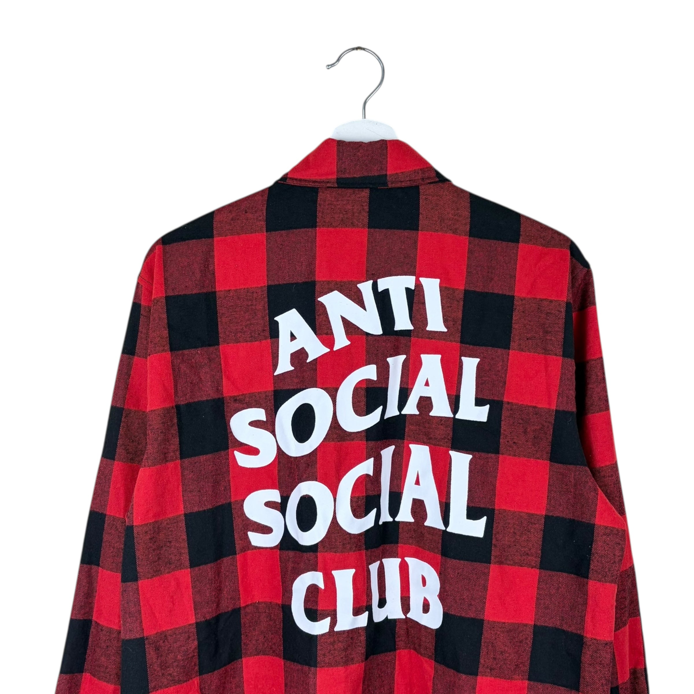 Anti Social Social Club Flannel Black/Red