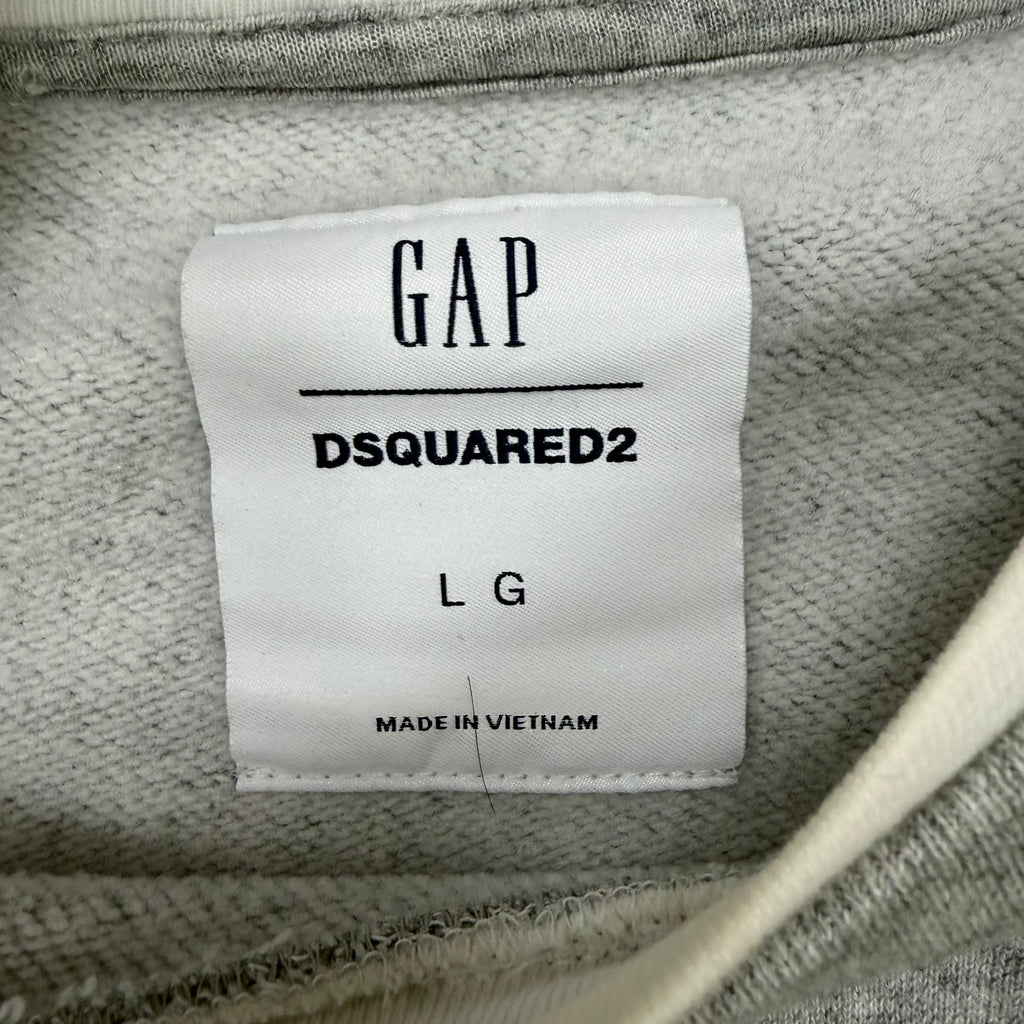 Gap x Dsquared 2 Graffiti Logo Crewneck Grey