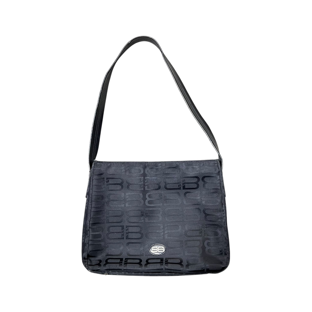 Balenciaga One Shoulder Under Arm Bag Black