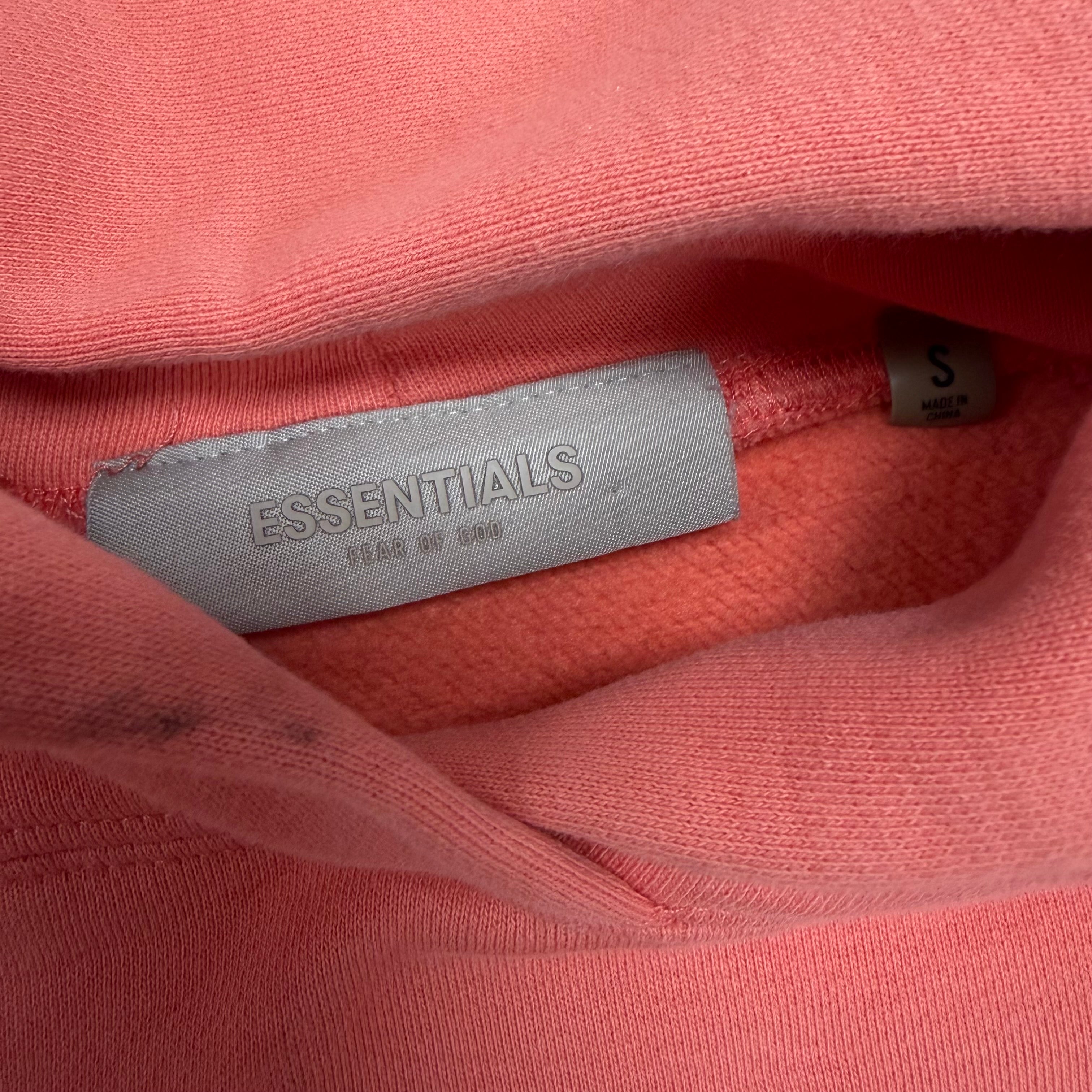 Essentials Pullover Hoodie Coral