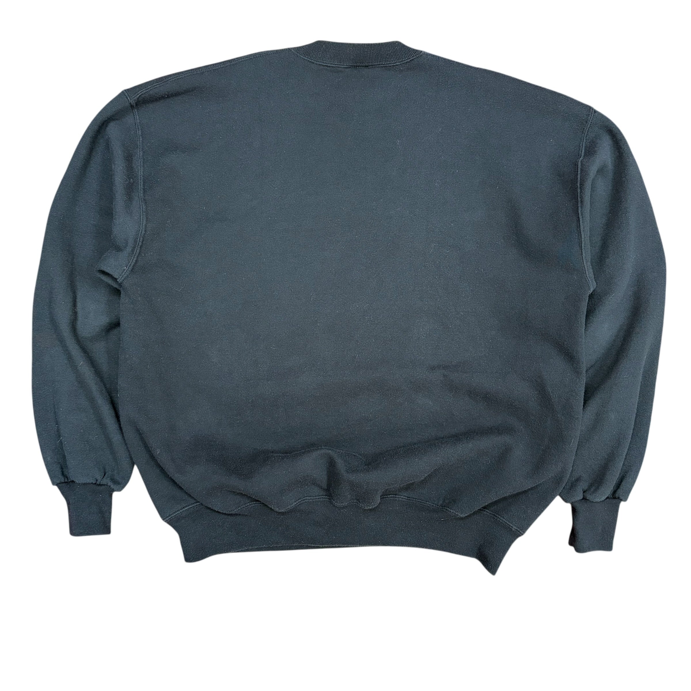 Vintage Russell Athletics Blank Crewneck Black