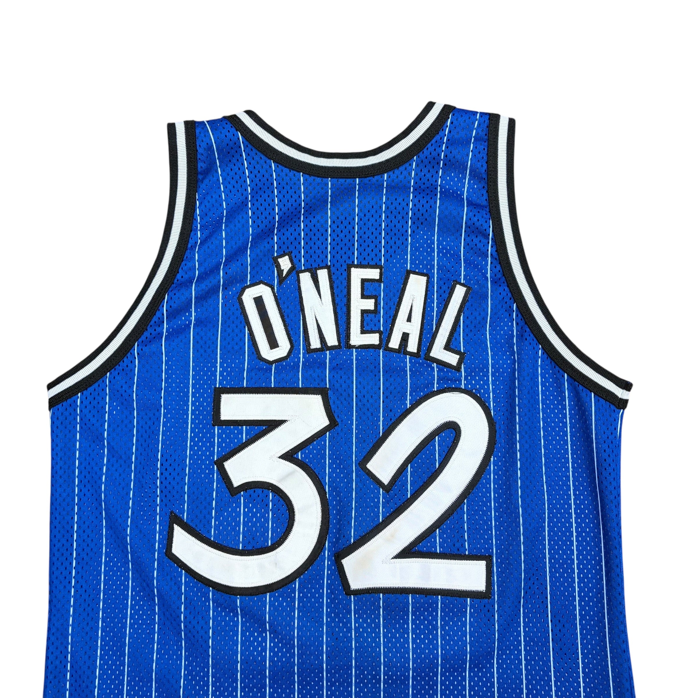 Vintage Champion NBA Orlando Magic Shaquille O’Neal Pinstripe Away Jersey