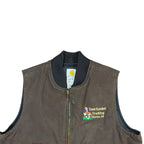 Vintage Carhartt Quilt Lined Canvas Vest Brown