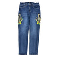 Y2K Ed Hardy Women’s Eagle/Snake Embroidered Jeans Dark Wash