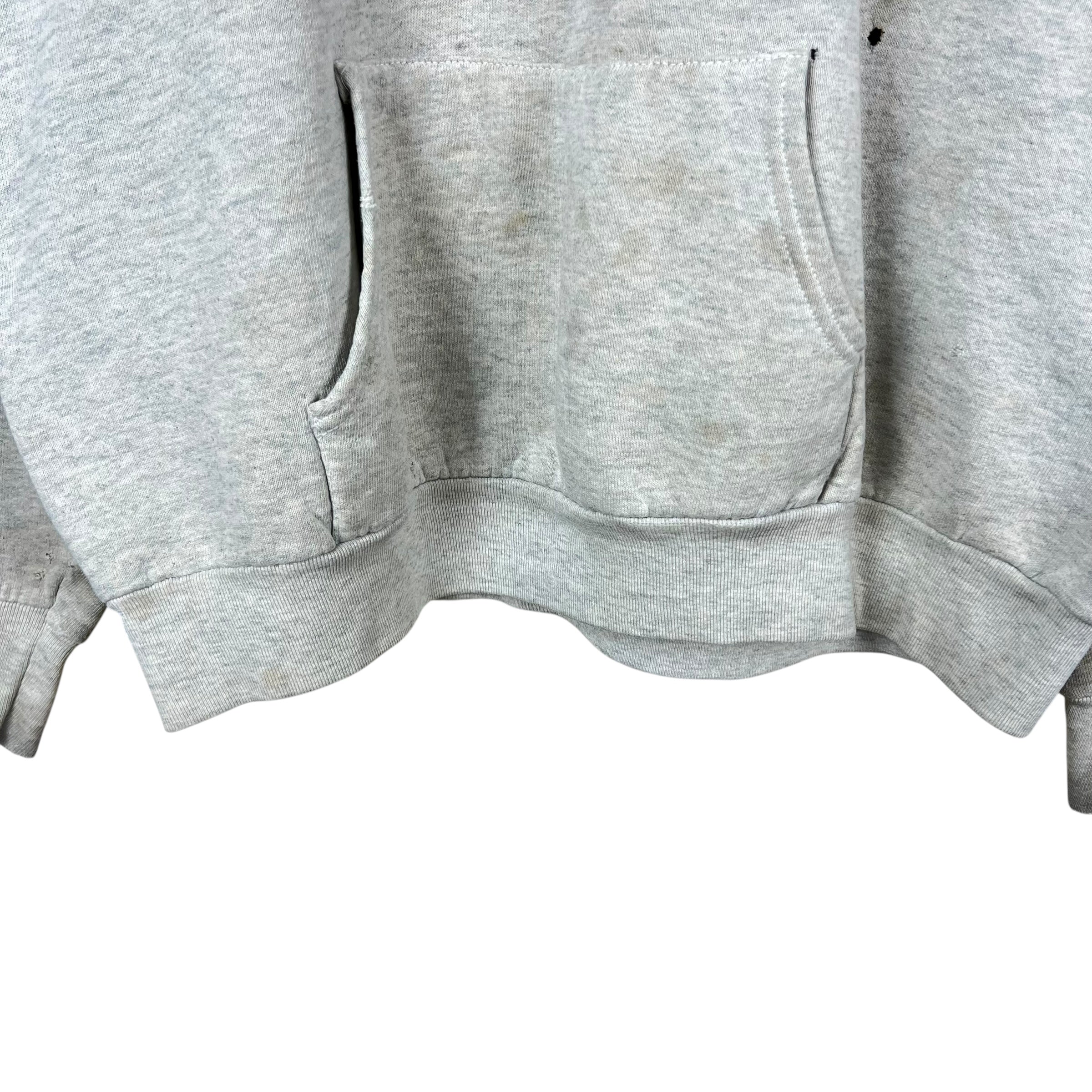 Vintage NFL New York Giants Helmet Logo Hoodie Washed Grey