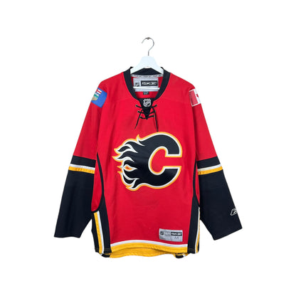 Vintage Reebok Calgary Flames Blank Away Jersey