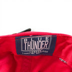 Vintage Blue Thunder Formula 1 Racing Logo StrapBack Red