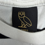 OVO Owl Logo Stripe Black/White Tee