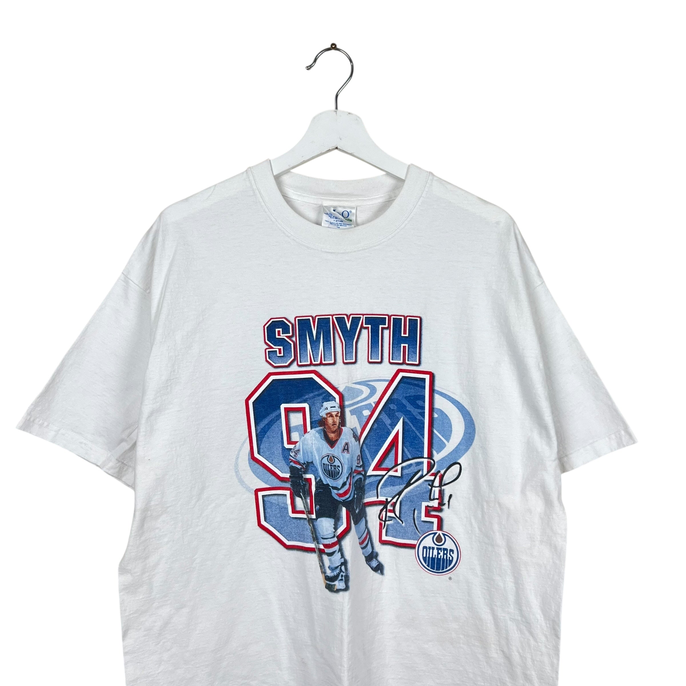 Vintage Edmonton Oilers Ryan Smyth No. 94 Tee White