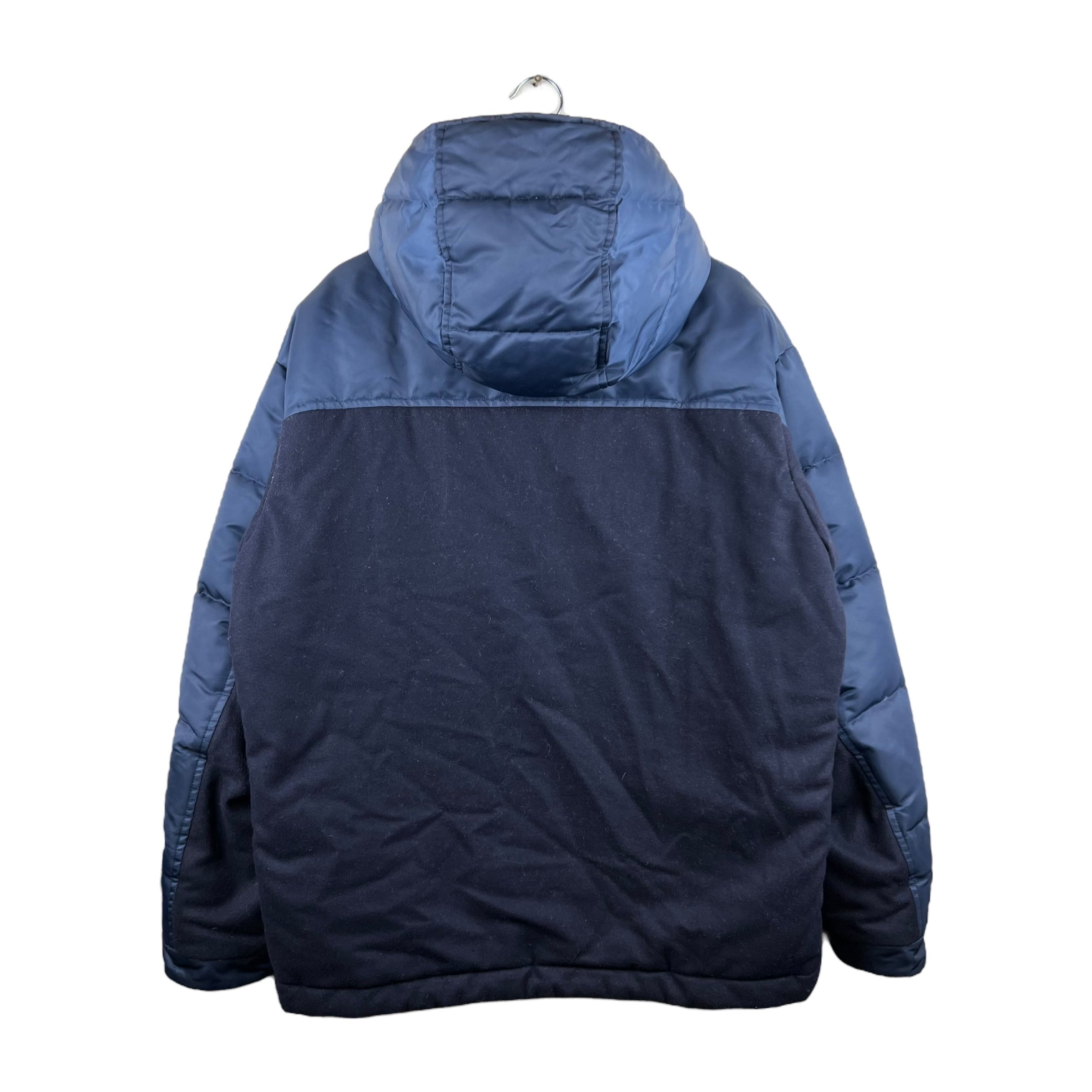 Jil Sander x Uniqlo Hybrid Down Oversized Hooded Jacket Navy Blue