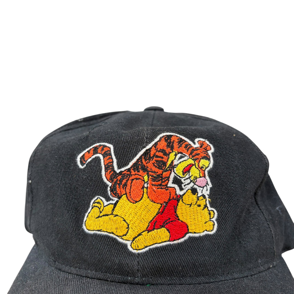 Vintage Winnie The Pooh Embroidered SnapBack Black