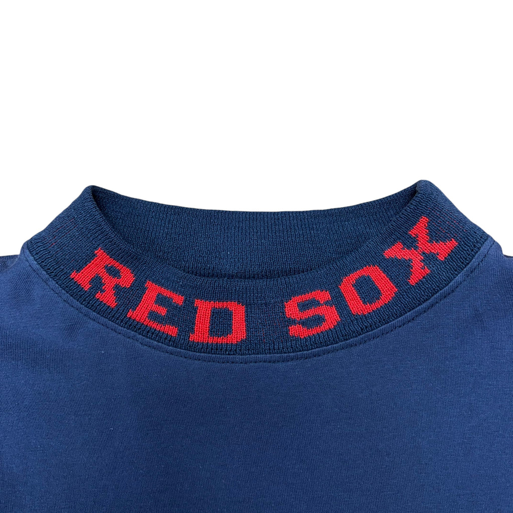 Vintage Starter MLB Boston Red Sox Mock Neck Tee Navy