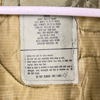 Vintage Military Army Liner Green