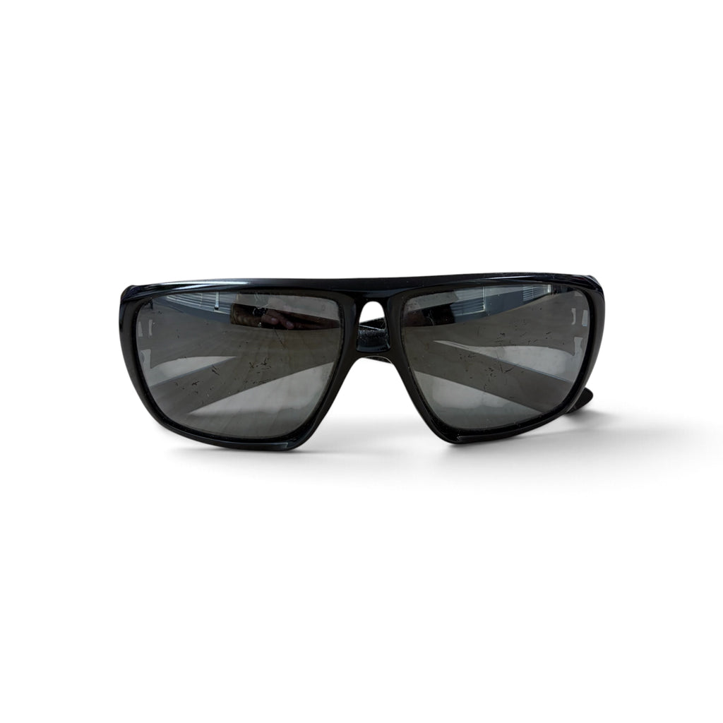 Oakley Dispatch Polarized Ghost Text Sunglasses Black