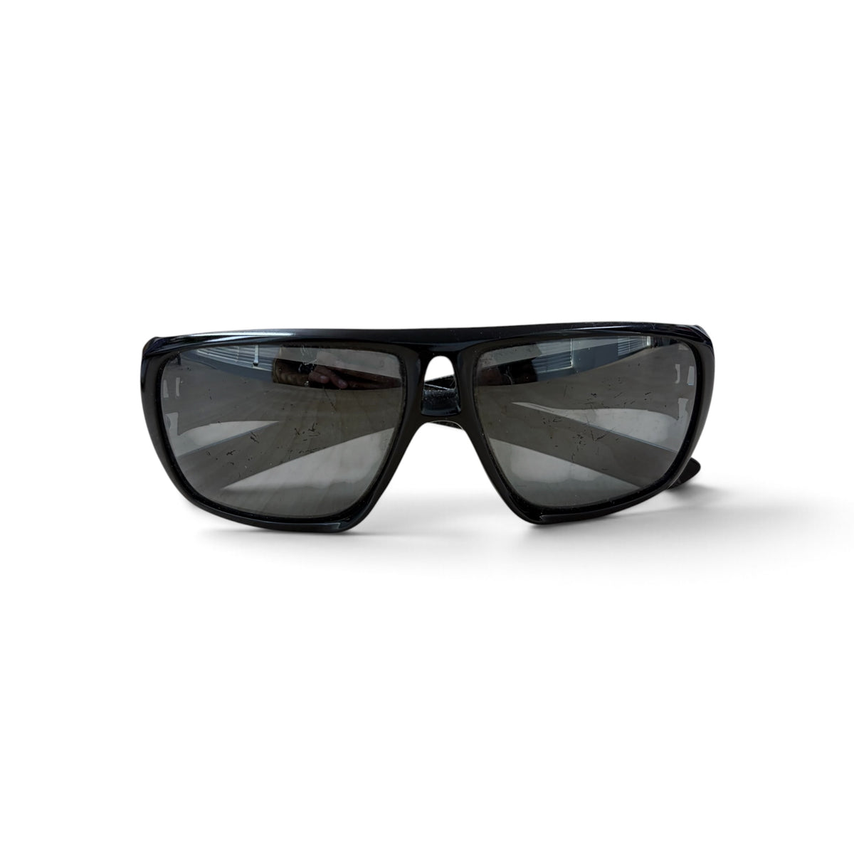 Oakley Dispatch Polarized Ghost Text Sunglasses Black