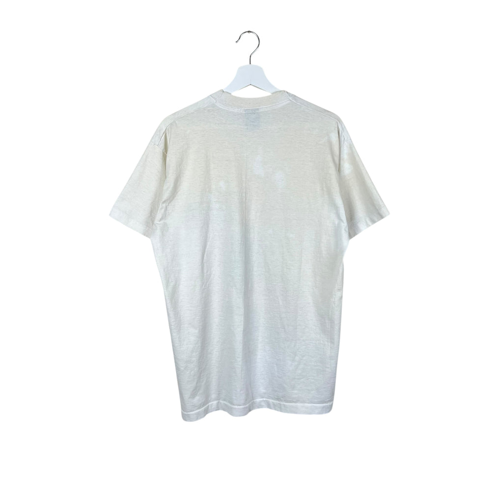 1990 The Simpsons Bart Simpson Skateboard Tee White