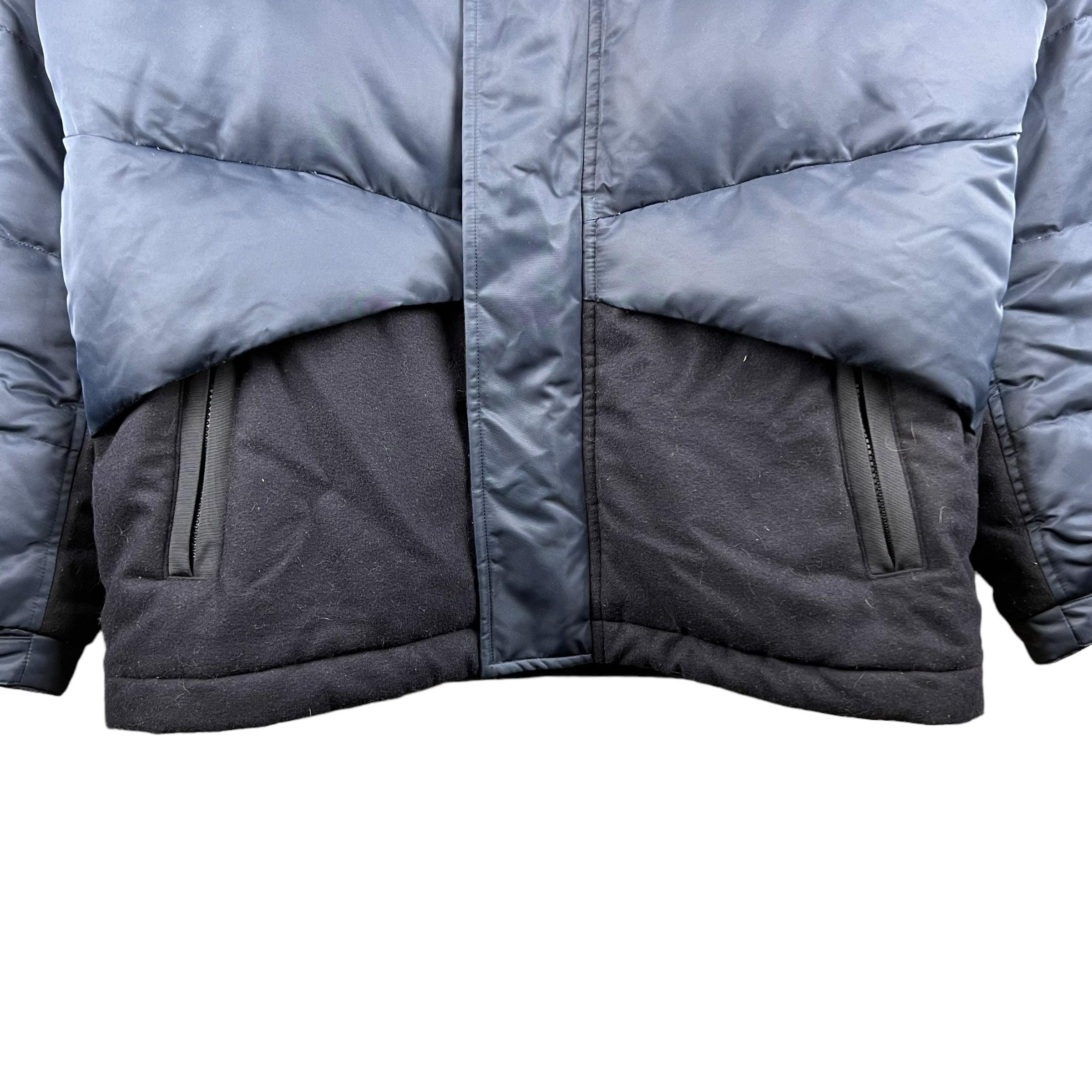 Jil Sander x Uniqlo Hybrid Down Oversized Hooded Jacket Navy Blue