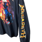 2005 Megadeth Uncle Sam Burning Flag Longsleeve Black