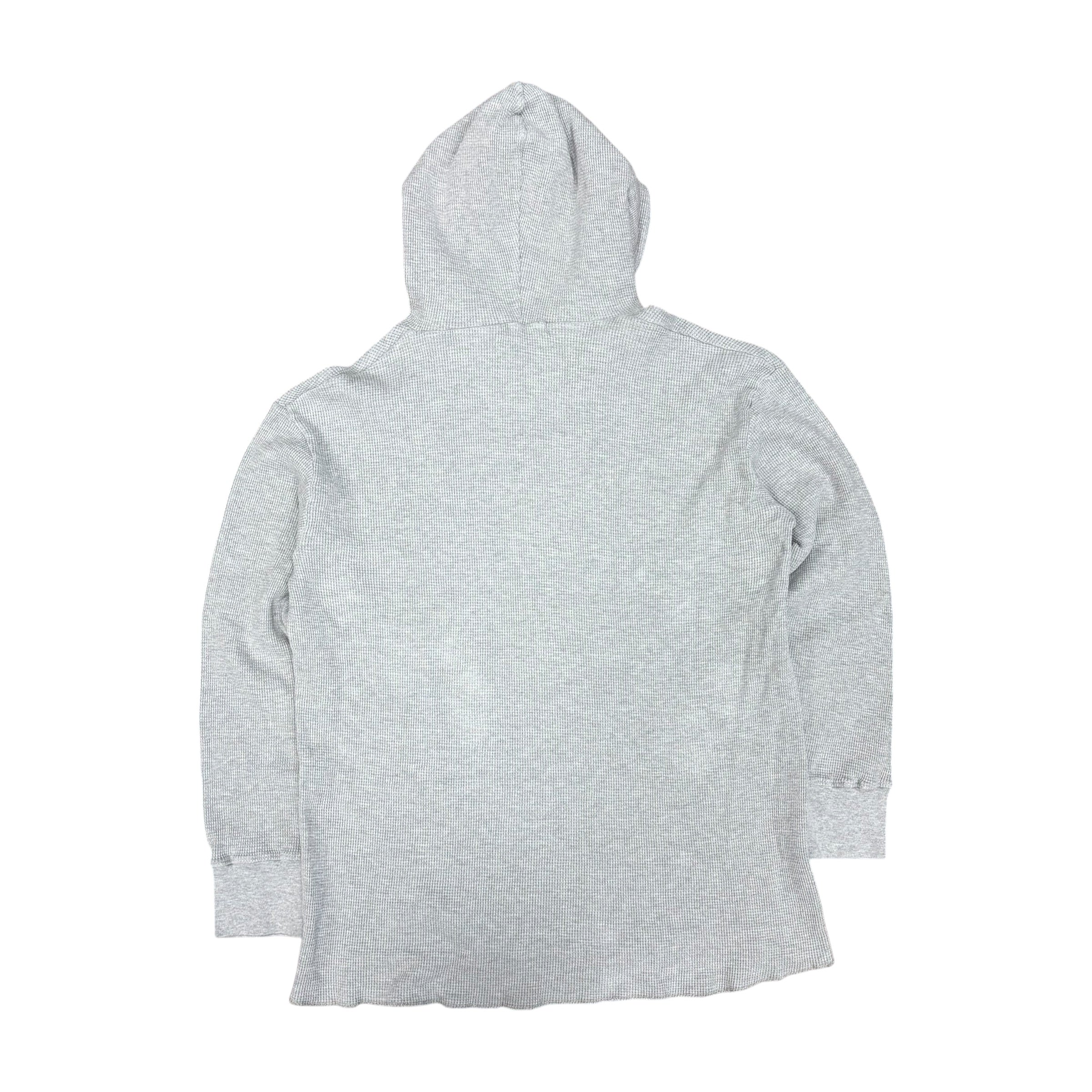 Kith x Calux Waffle Hoodie Grey