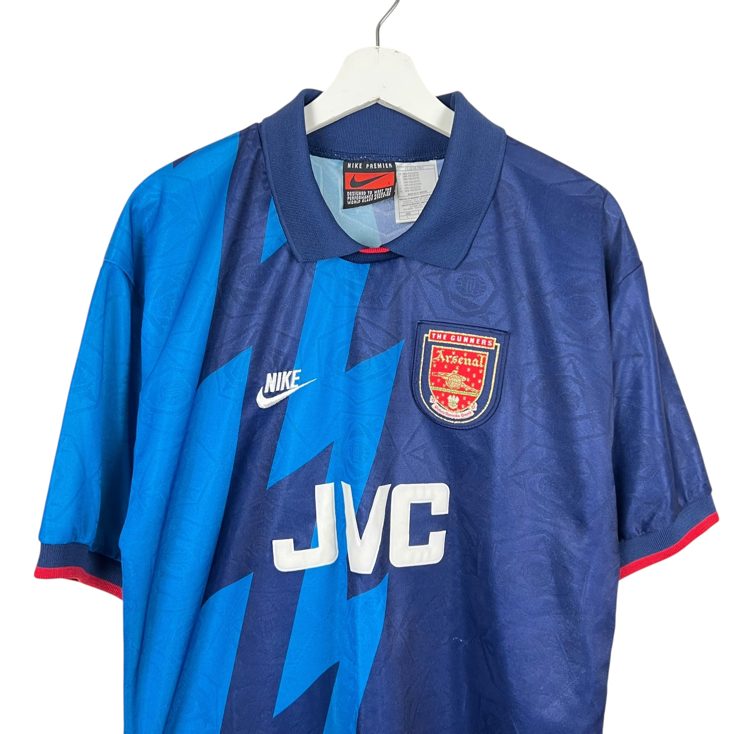 1996 Nike Arsenal Blank Away Jersey