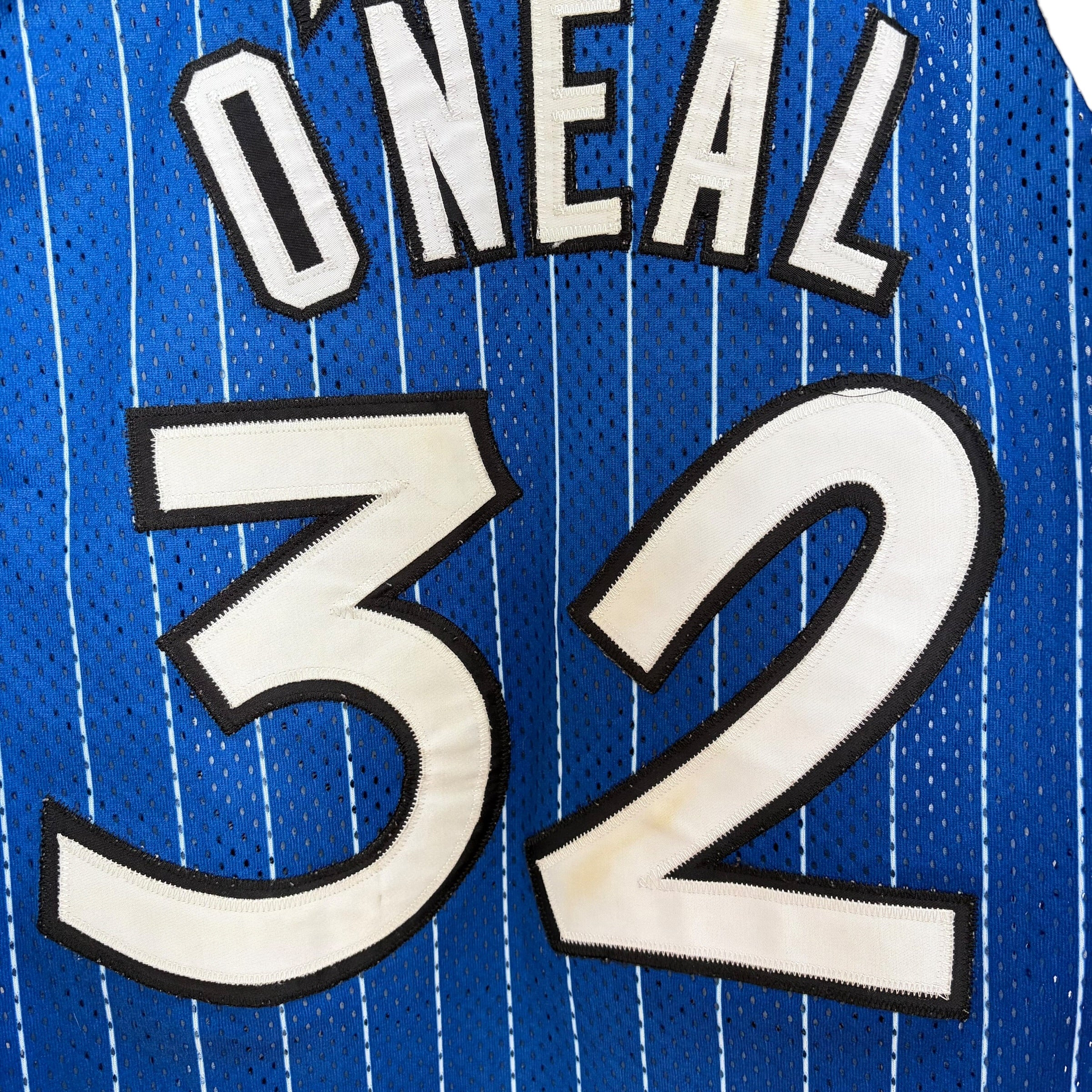 Vintage Champion Orlando Magic Shaquille O’Neal Pinstripe Away Jersey