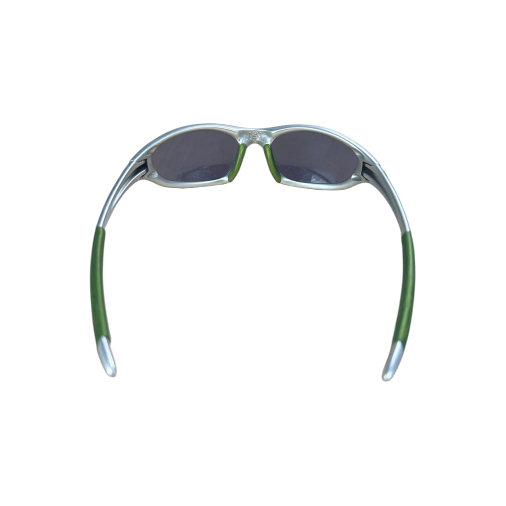 Oakley XX Twenty Iridium Sunglasses Silver/Emerald