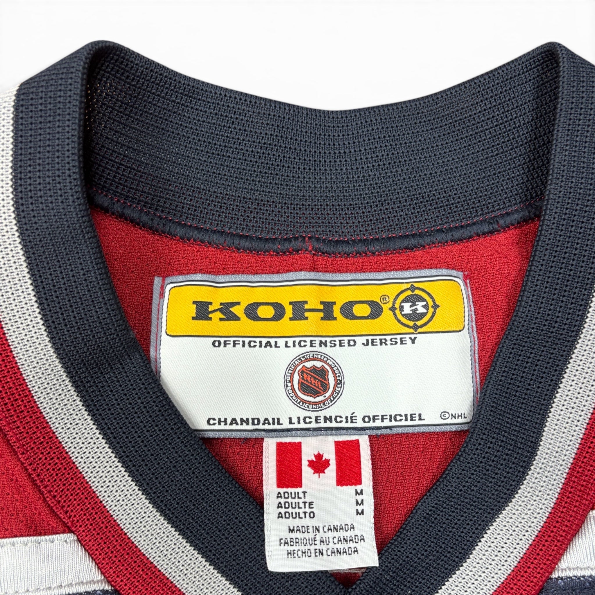 Vintage KOHO NHL Vancouver Canucks Gradient Jersey Red/Blue