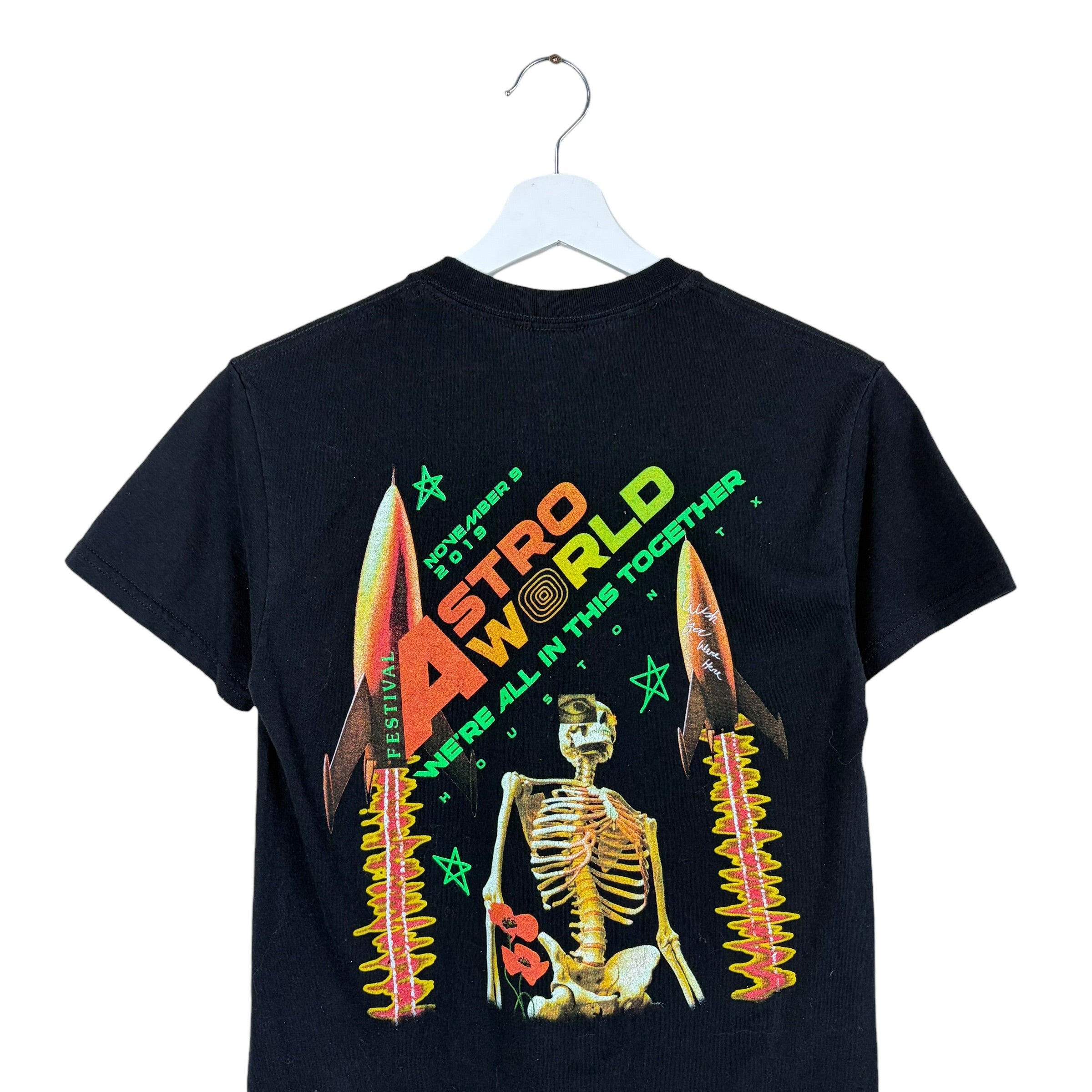 Astroworld Festival Houston TX Concert Tour Tee Black