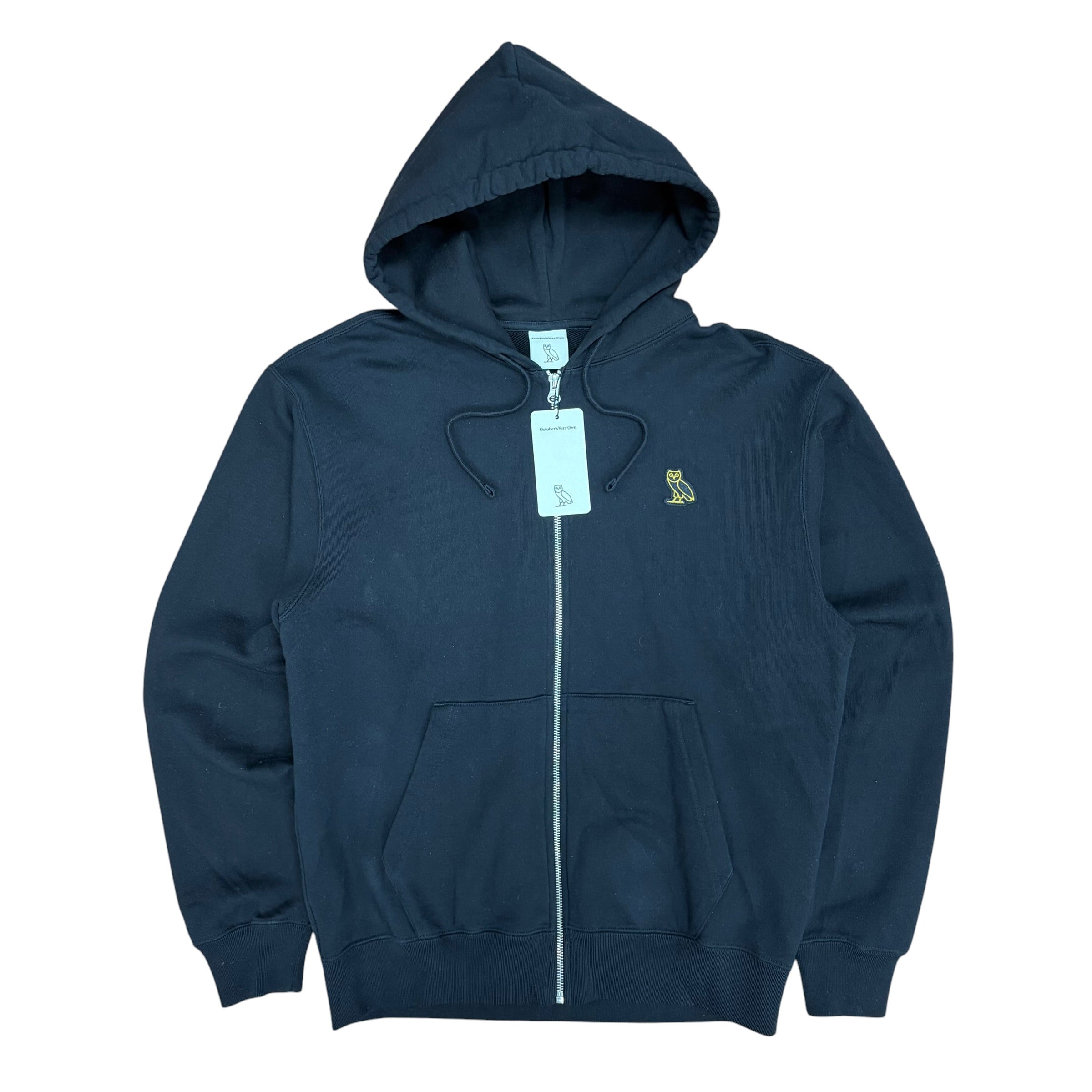 OVO Black Zip Up Hoodie Black