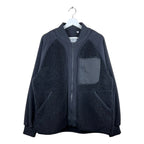 Uniqlo x White Mountaineering Fleece Oversized Jacket Black
