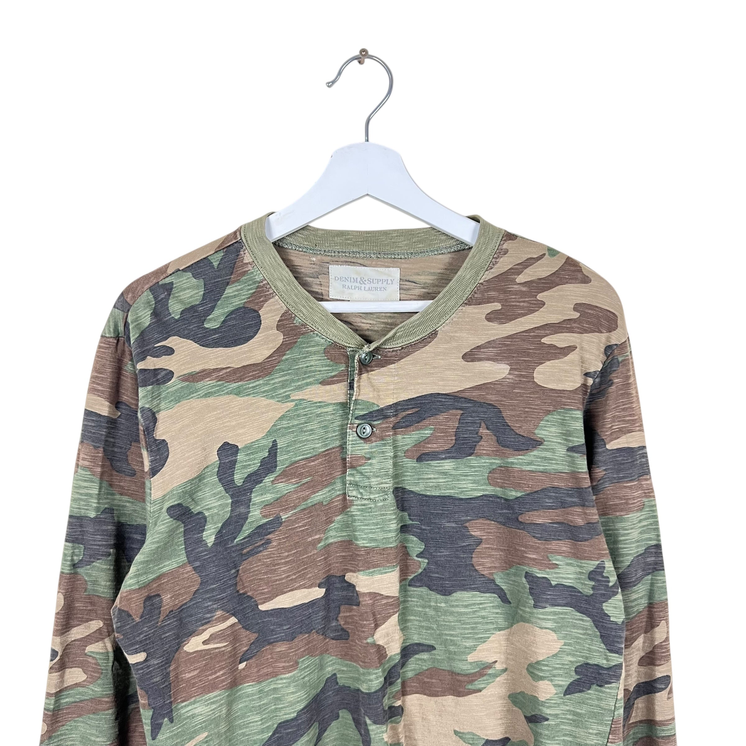 Denim & Supply By Ralph Lauren Button Longsleeve Camo