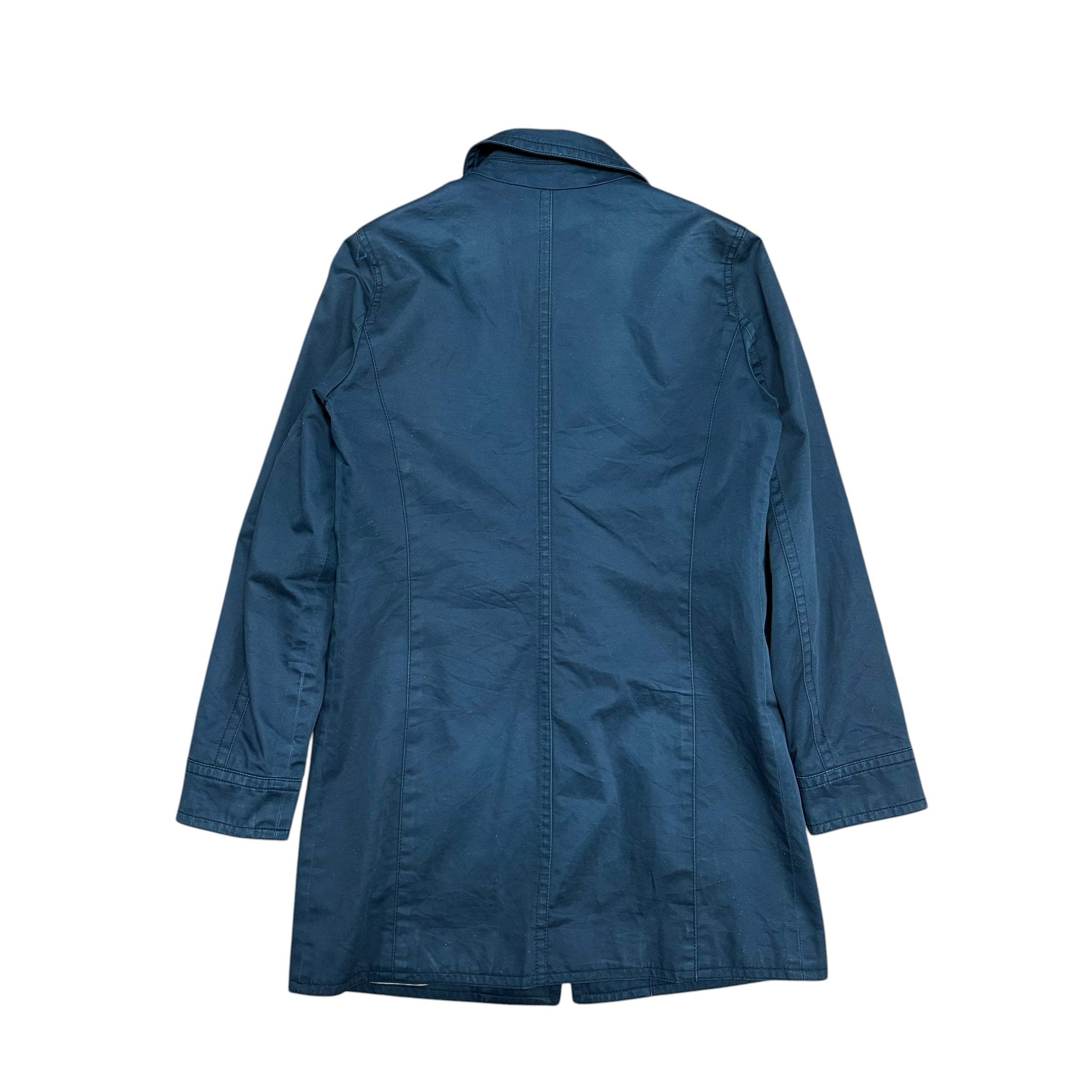 Vintage Coach Women’s Button Up Trench Coat Black