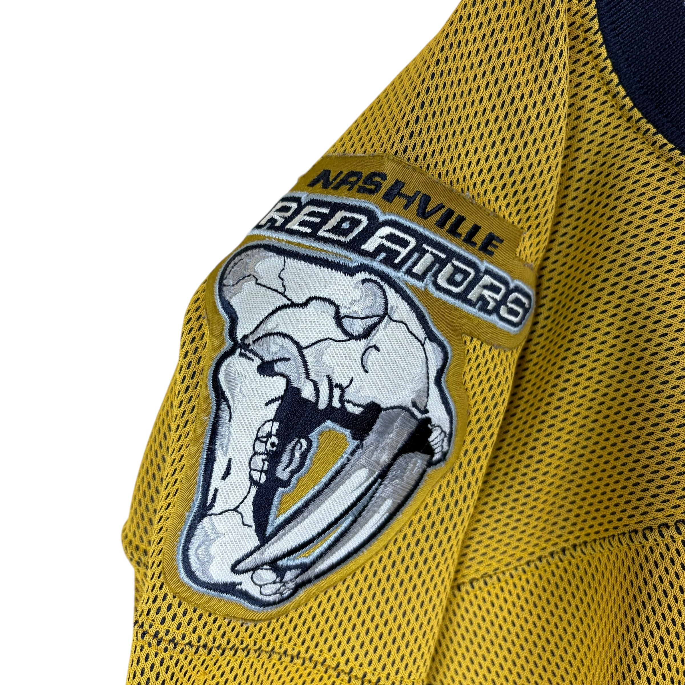 Vintage KOHO Youth NHL Nashville Predators “Mustard Cat” Alternate Jersey Gold