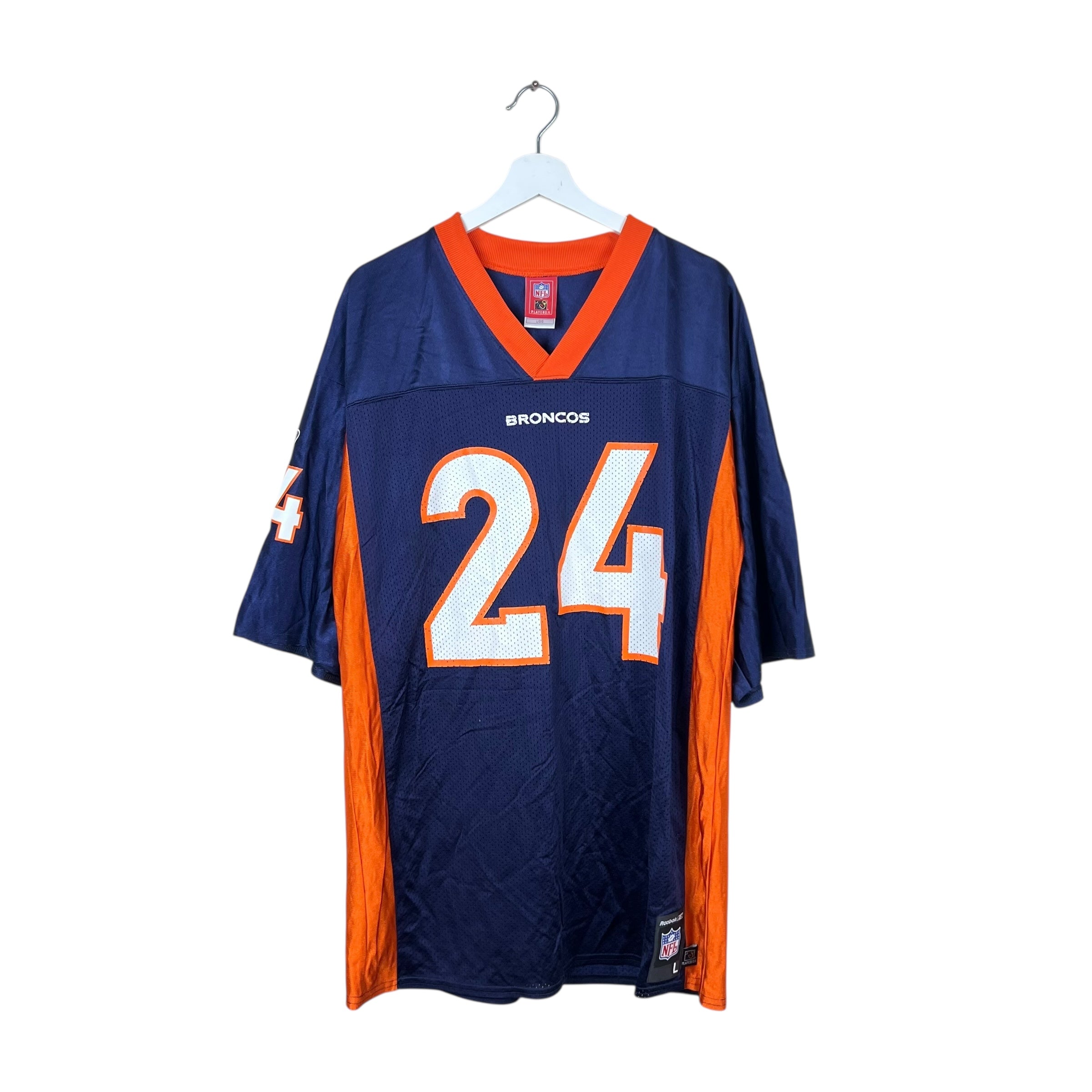 Vintage Reebok NFL Denver Broncos Champ Bailey Away Jersey