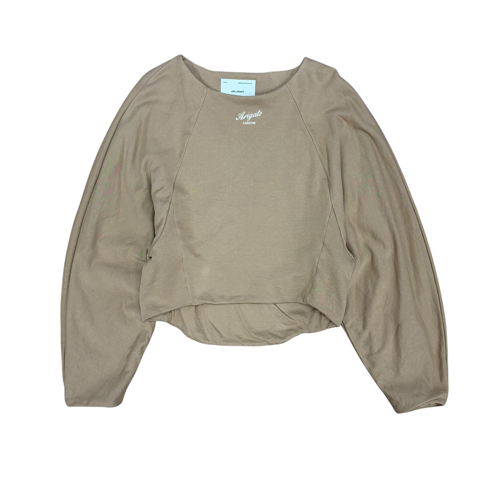 Axel Arigato Halle Embroidered Logo Sweatshirt Brown