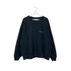 Essentials Reflective Logo Crewneck Black