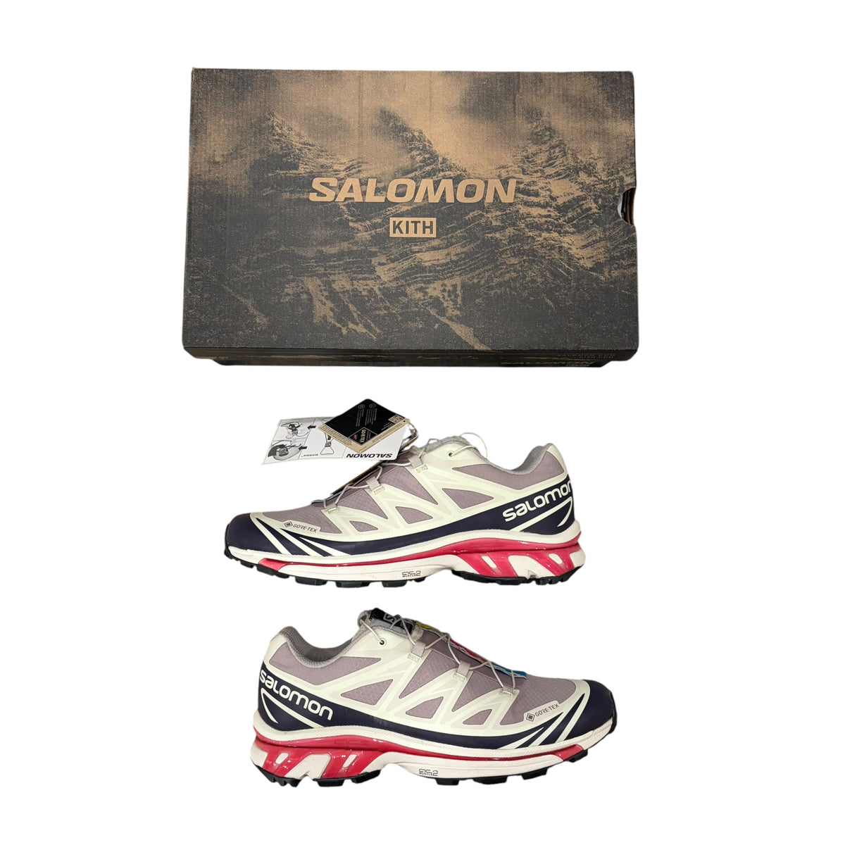 Kith x Salomon XT-6 Gore-Tex Quail/Moonscape