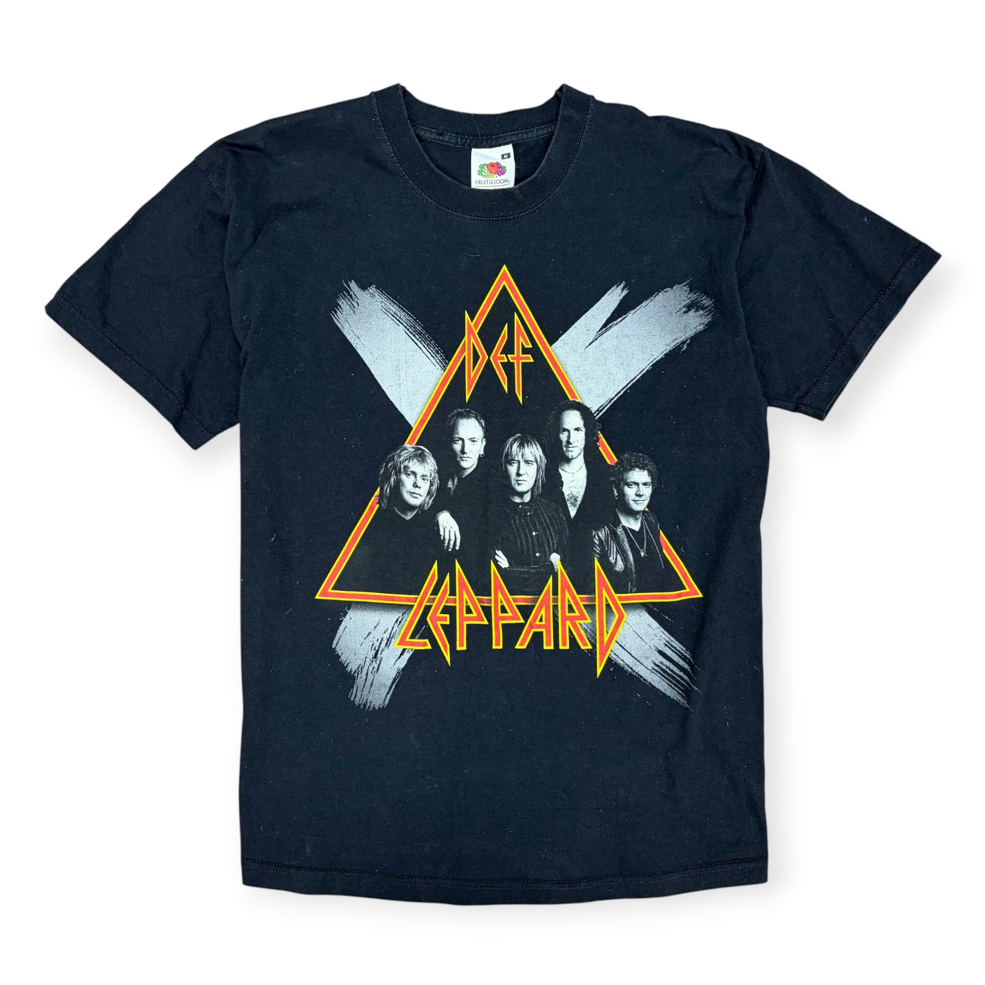 2002 Def Leppard World Tour Tee Black