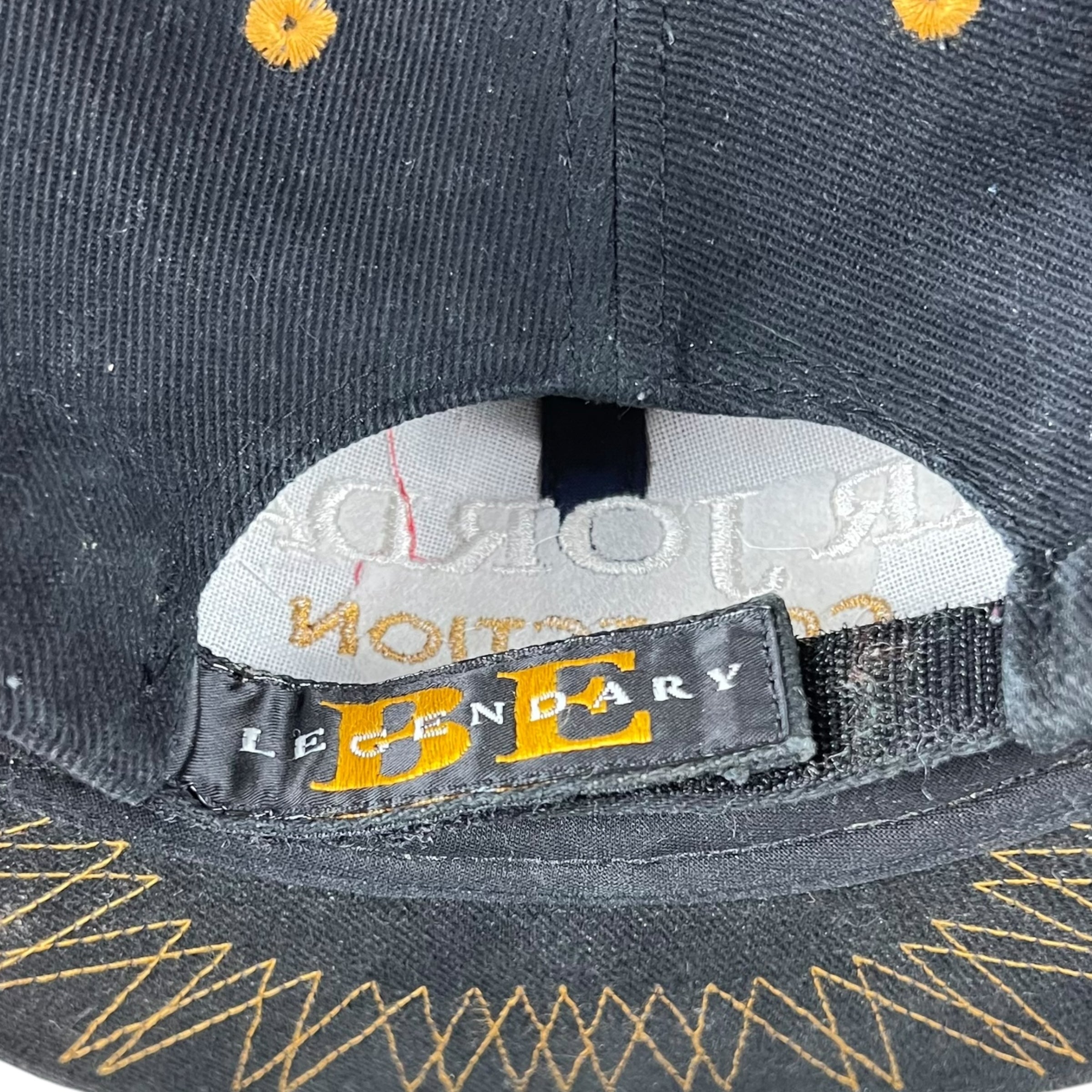 Vintage Jordan Collection Embroidered Logo StrapBack Black