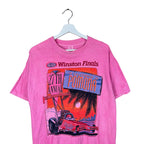 Vintage NHRA Winston Finals Racing Tee Pigment Dyed Pink