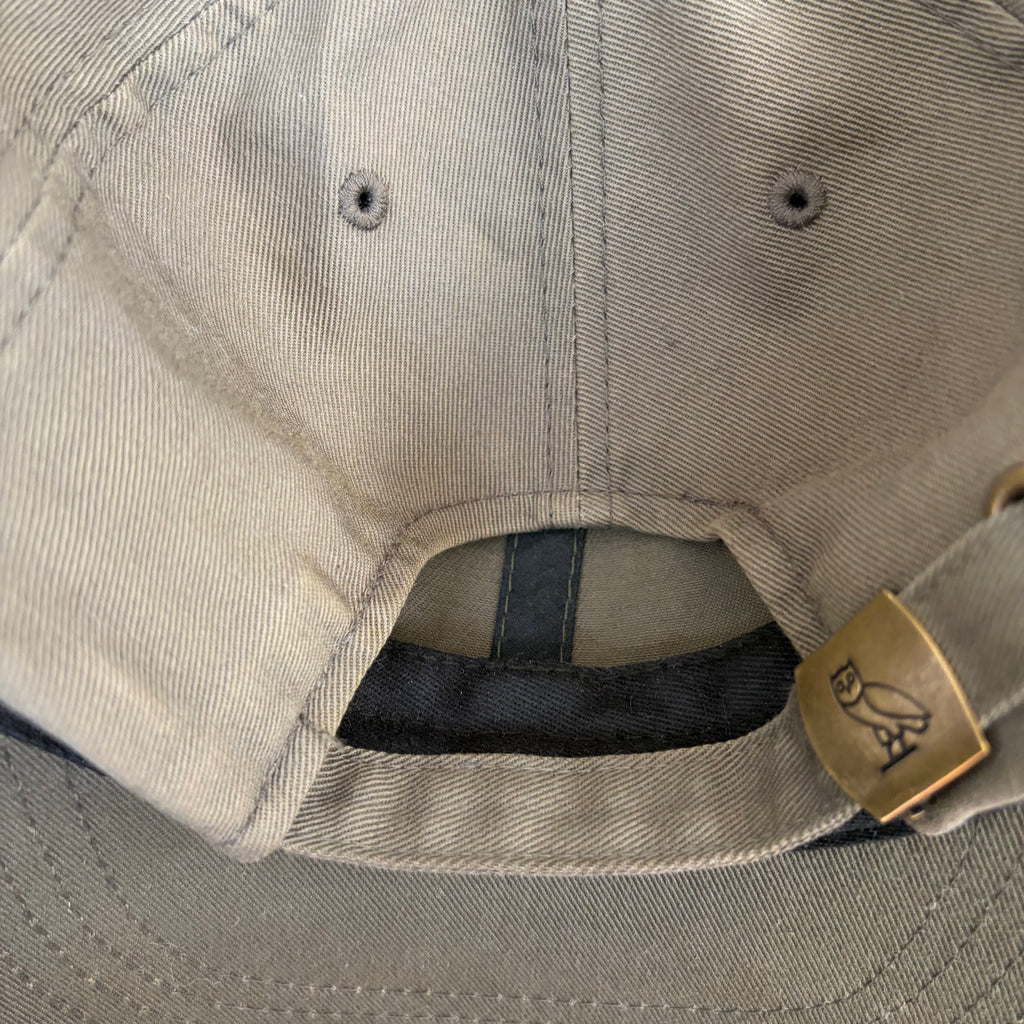 OVO Owl Logo Strapback Olive Green