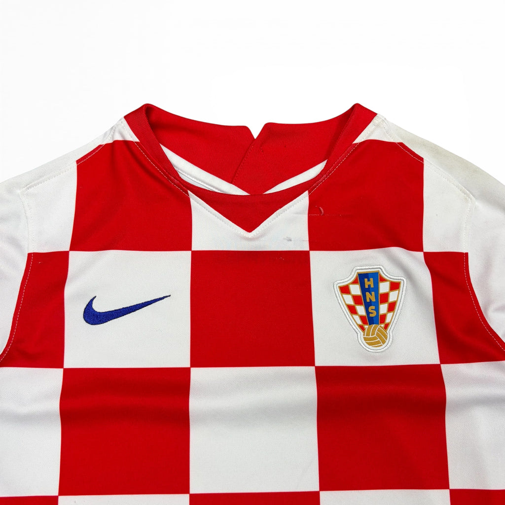 2020 Nike Youth Croatia Blank Home Jersey