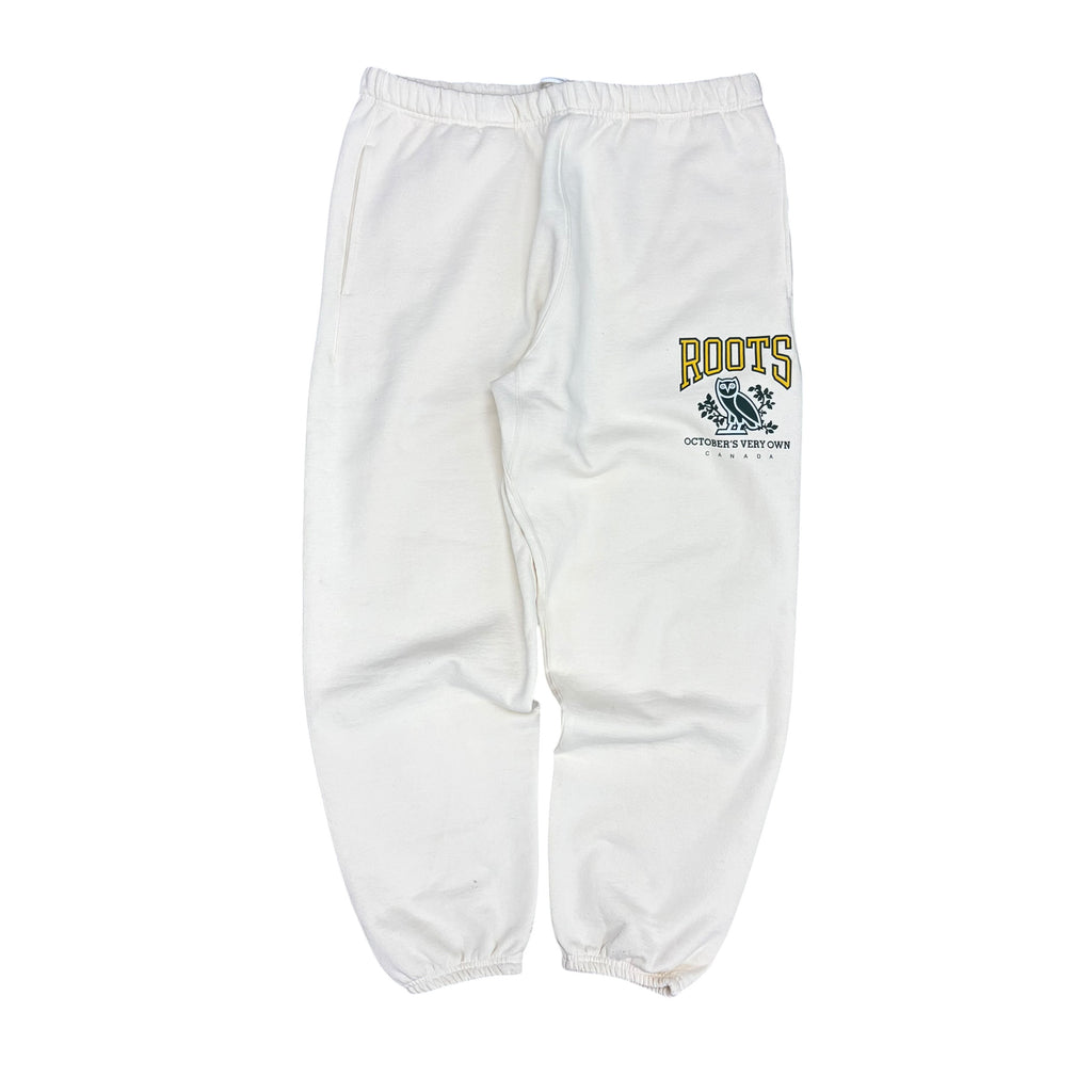 OVO x Roots Logo Sweatpants Heather Grey