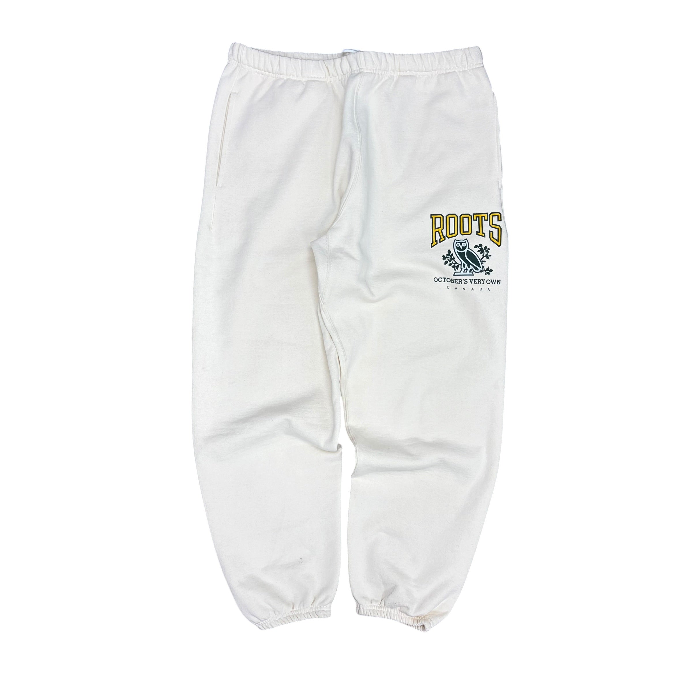 OVO x Roots Logo Sweatpants Heather Grey