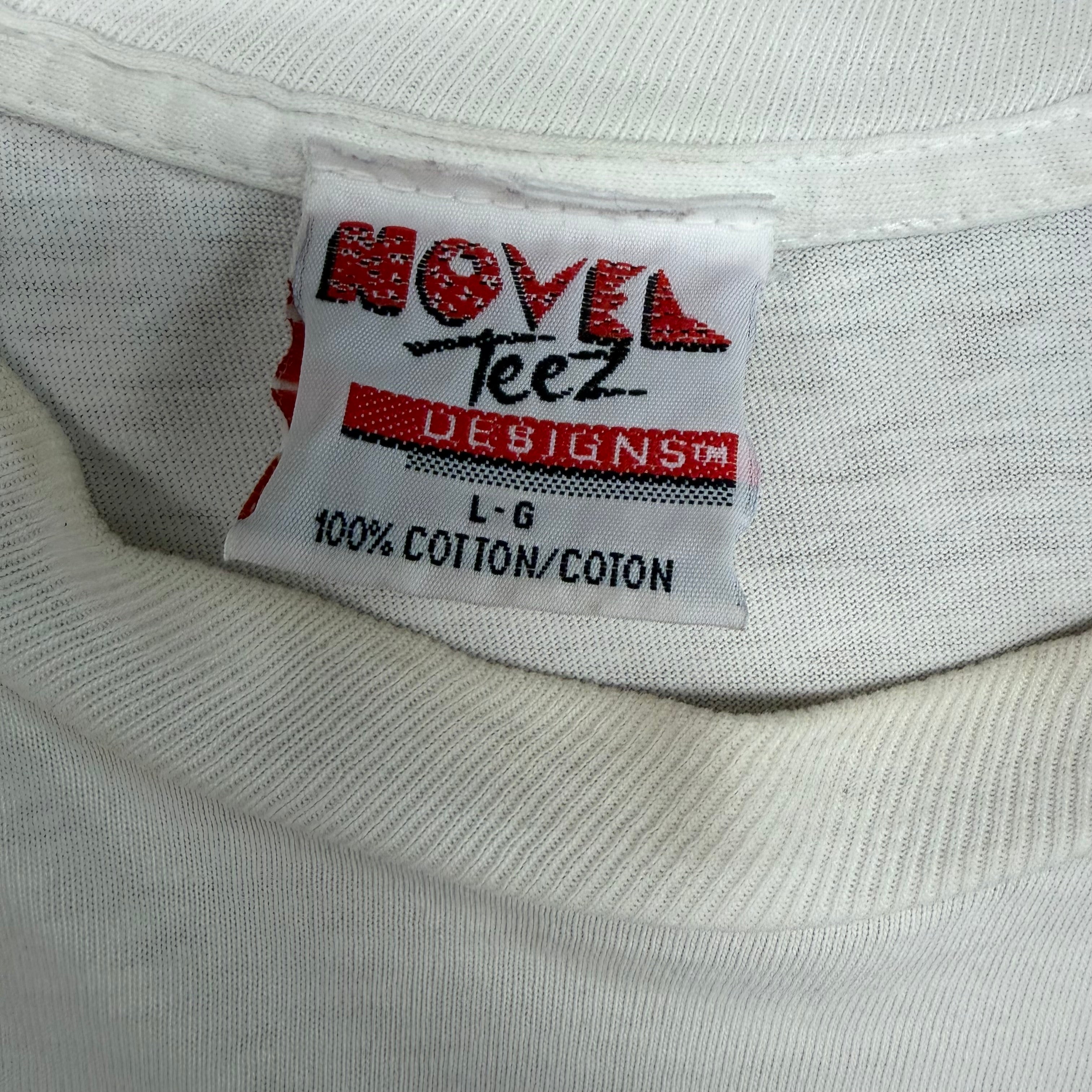 Vintage Novel Teez Betty Boop Heart Tee White